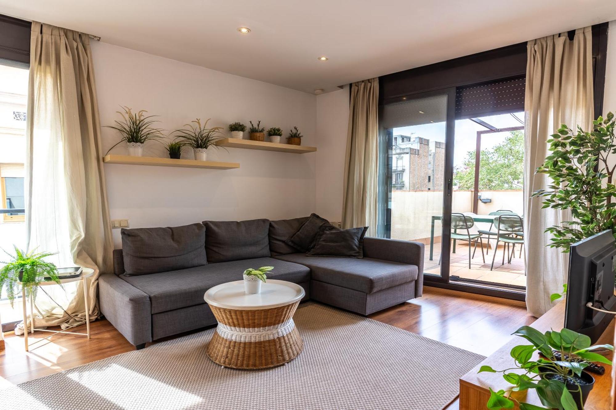 Céntrico apartamento con terraza Barcelone Extérieur photo